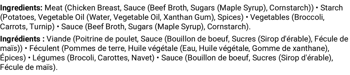 Ingrédients et allergènes