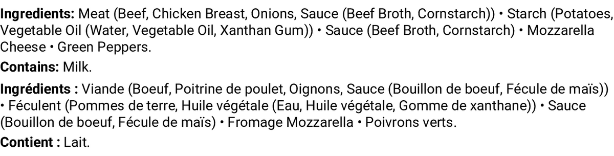 Ingrédients et allergènes