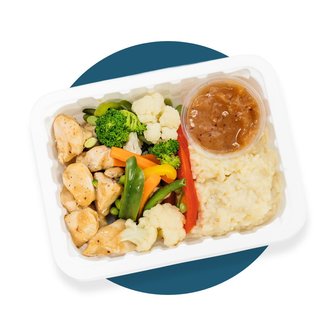 Risotto au poulet et agrumes